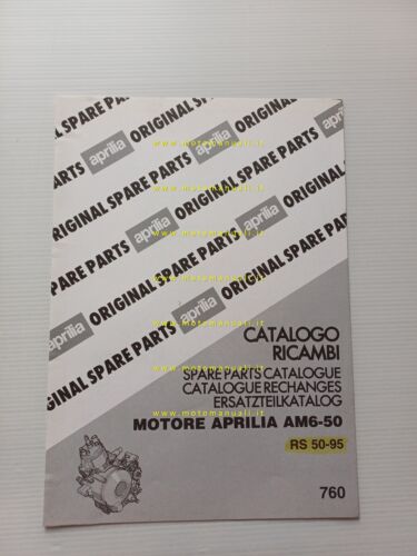 Aprilia motore AM6 50 (RS 50 1995) catalogo ricambi originale …
