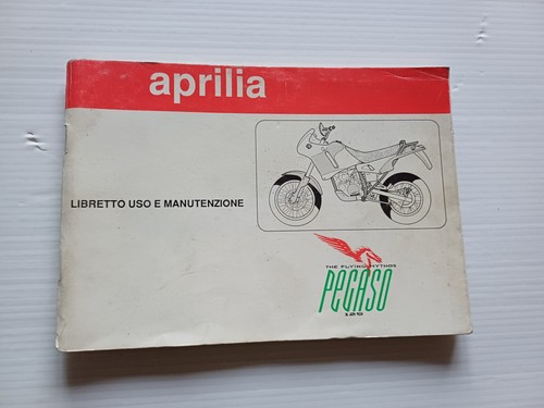 Aprilia Pegaso 125 manuale uso manutenzione originale