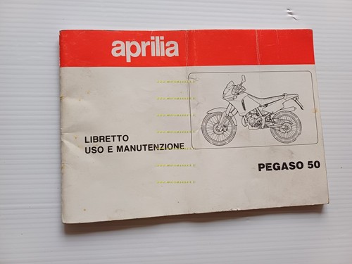 Aprilia Pegaso 50 manuale uso manutenzione originale