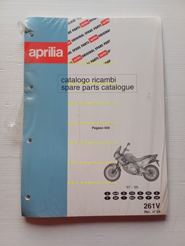 Aprilia Pegaso 650 1997-1999 catalogo ricambi TELAIO originale vers. 04