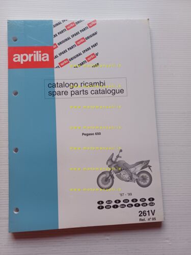 Aprilia Pegaso 650 1997-1999 catalogo ricambi TELAIO originale vers. 05