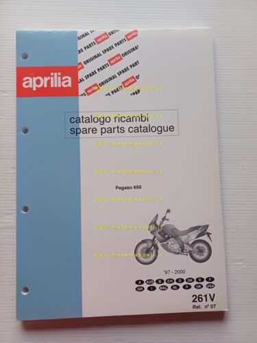 Aprilia Pegaso 650 1997-2000 catalogo ricambi TELAIO originale vers. 07