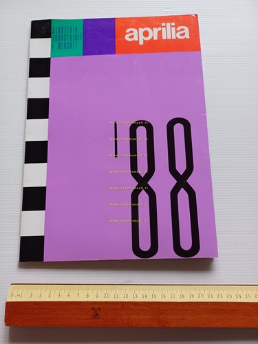 Aprilia presentazione modelli 1988 cartella stampa originale press kit
