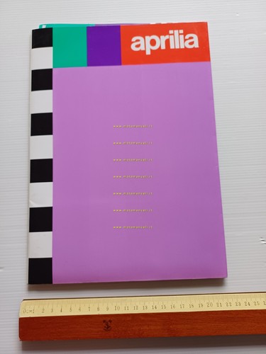 Aprilia presentazione modelli 1989 Motorshow cartella stampa originale press kit