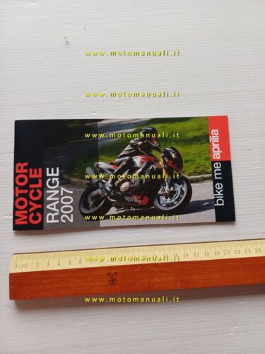 Aprilia produzione modelli 2007 depliant italiano originale