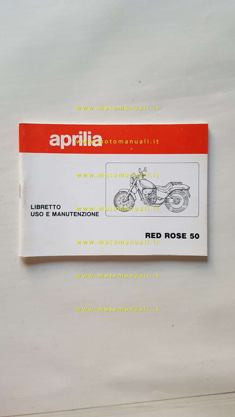 Aprilia Red Rose 50 manuale uso manutenzione originale Italiano OWNER'S …