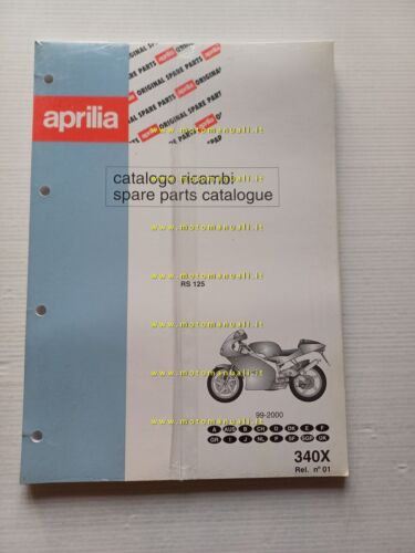 Aprilia RS 125 1999-2000 catalogo ricambi originale