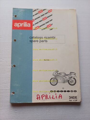 Aprilia RS 125 1999 catalogo ricambi originale
