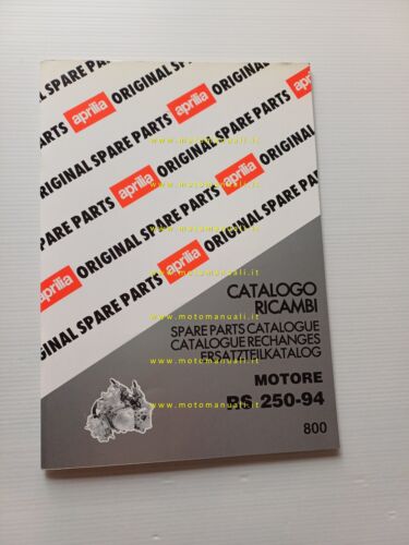 Aprilia RS 250 1994 catalogo ricambi MOTORE originale