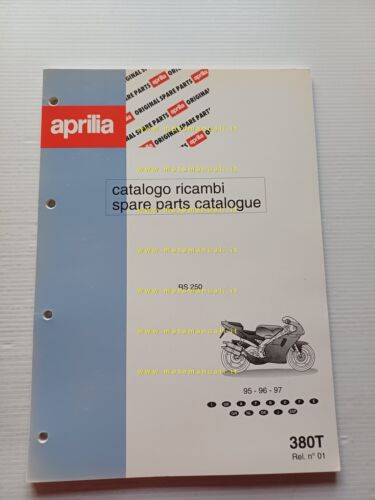 Aprilia RS 250 1995-97 catalogo ricambi TELAIO originale FRAME parts …