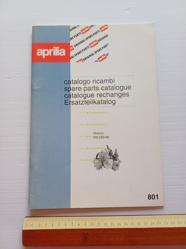 Aprilia RS 250 1996 catalogo ricambi MOTORE originale
