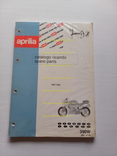 Aprilia RSV 1000 1998 catalogo ricambi originale NUOVO