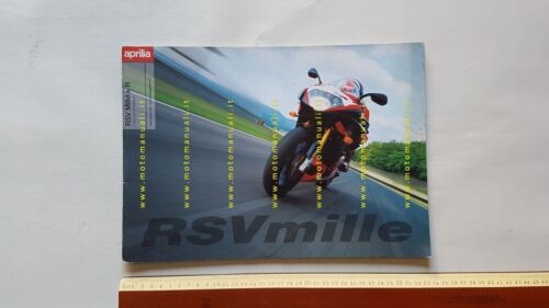Aprilia RSV Mille - R 2001 depliant TESTO FRANCESE originale