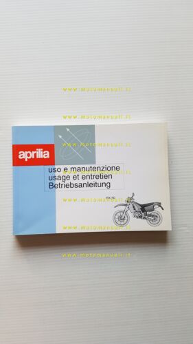 Aprilia RX 50 1996 manuale uso manutenzione libretto ITALIANO originale