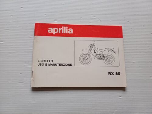 Aprilia RX 50 manuale uso manutenzione originale italiano