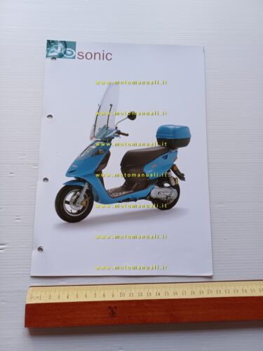 Aprilia Sonic 50 scooter 2000 catalogo accessori dedicati originale