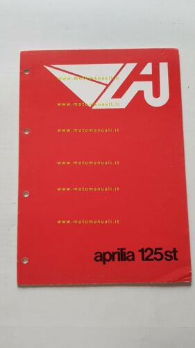 Aprilia ST 125 1983 catalogo ricambi TELAIO-FRAME spare parts catalogue