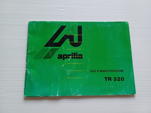 Aprilia TR 320 Trial 1983 manuale uso manutenzione libretto originale