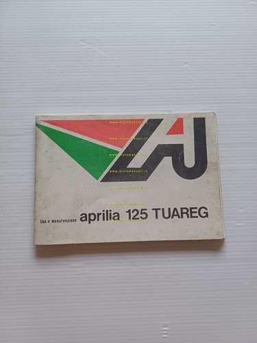 Aprilia Tuareg 125 1987 manuale uso manutenzione libretto istruzioni originale