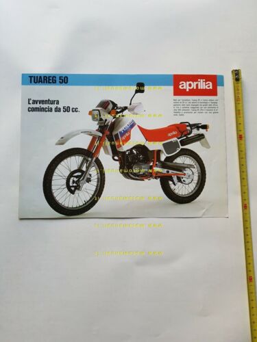 Aprilia Tuareg 50 Enduro 1985 depliant originale italiano