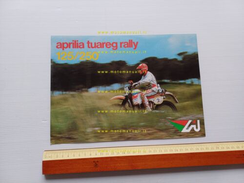 Aprilia Tuareg Rally 250 - 125 1984 depliant italiano originale