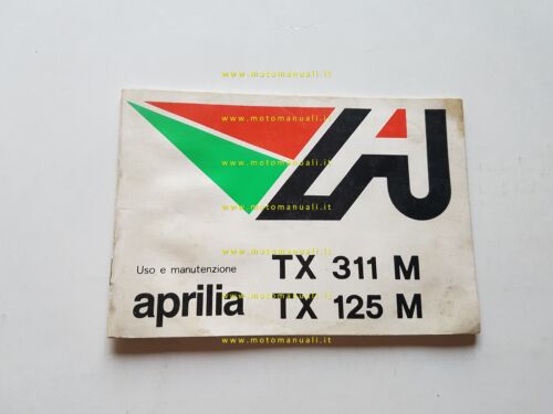 Aprilia TX 311 M - TX 125 M 1986 manuale …