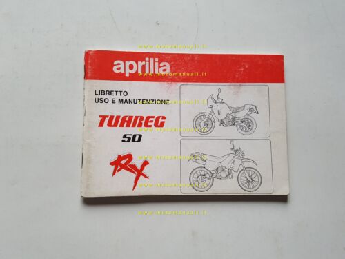 Aprillia 50 Tuareg - RX 1989 manuale uso manutenzione originale …