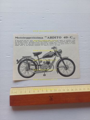 Ardito 49 C depliant italiano originale