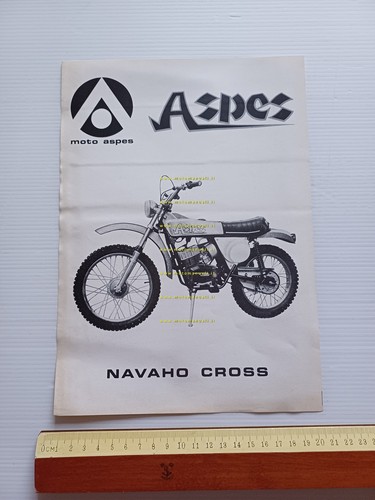 Aspes Navaho Cross Casa 50 1972 depliant italiano originale
