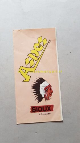 ASPES Sioux 50 1973 ciclomotore depliant originale brochure moped bromfiet