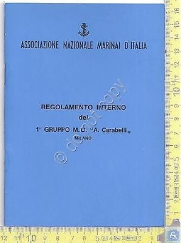 Associazione Nazionale Marinai d'Italia - Regolamento Interno - Milano - …