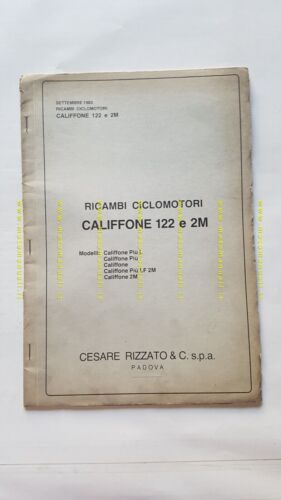 Atala 50 Califfone-Califfone Pi- 2M 1983 catalogo ricambi TELAIO originale