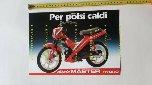 Atala 50 Master Hydro 1988 depliant tubone originale brochure