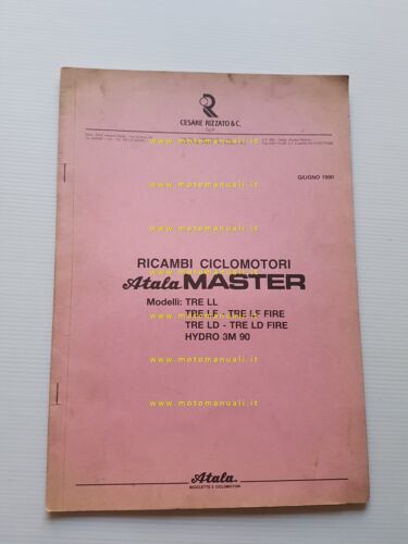 Atala 50 Master TRE-Hydro 1990 catalogo ricambi originale parts catalogue