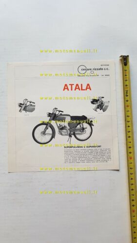 Atala 50 Superpullman Supersport anni 60 depliant originale brochure