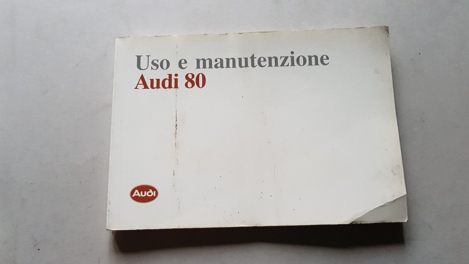 Audi 80 1990 manuale uso libretto originale auto italiano