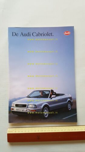 AUDI Cabriolet 1993 depliant OLANDESE originale DUTCH text