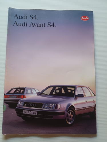 AUDI S4 - Avant S4 1992 depliant originale italiano