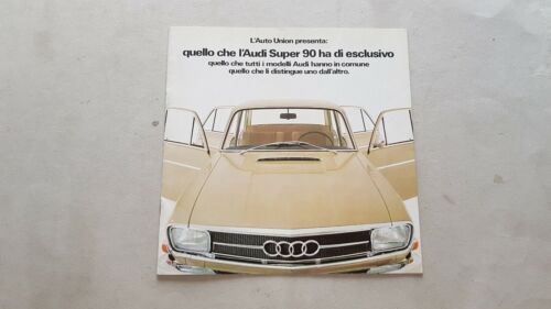 Audi Super 90 anni 60 depliant auto epoca originale brochure