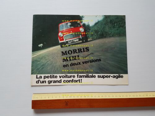Austin Morris Mini 850 1969 depliant originale francese