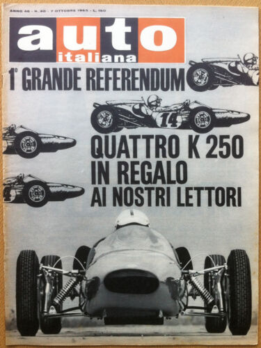 Auto Italiana - 1965 n 40 - Matra Sports Luxe …