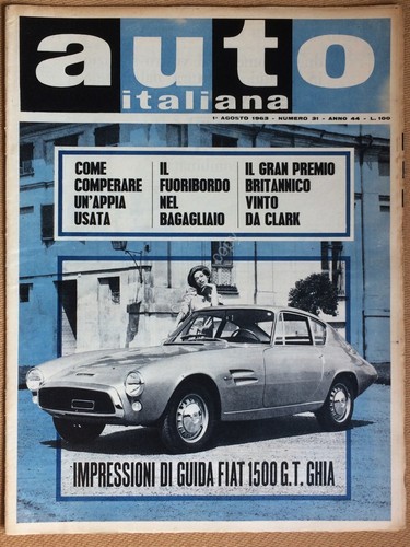 Auto Italiana - Anno 44 - numero 31 - 1 …