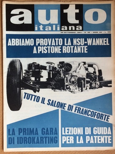 Auto Italiana - Anno 44 - numero 39 - 26 …