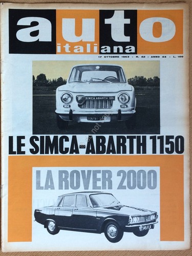 Auto Italiana - Anno 44 - numero 42 - 17 …