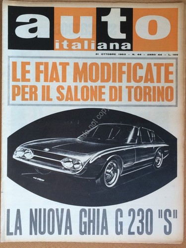 Auto Italiana - Anno 44 - numero 44 - 31 …
