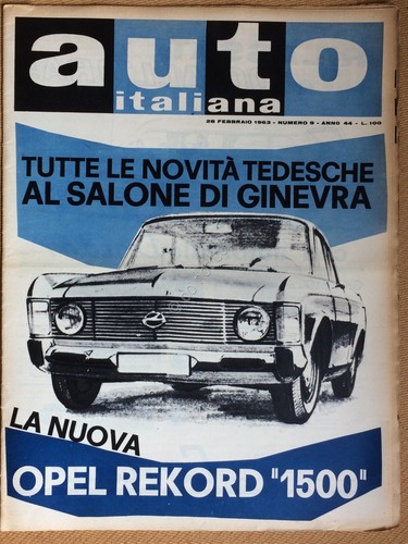 Auto Italiana - Anno 44 - numero 9 - 28 …