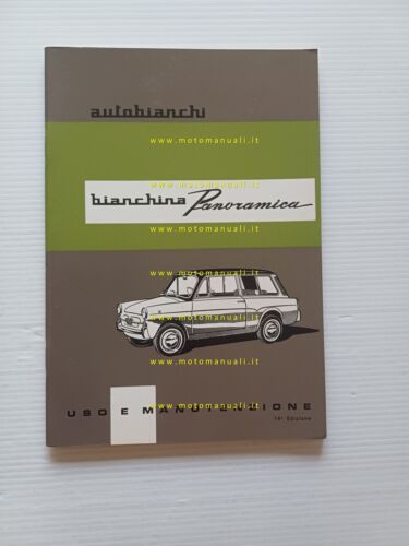 Autobianchi Bianchina Panoramica 1966 manuale uso manutenzione libretto original