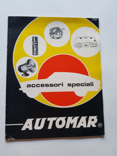 AUTOMAR accessori speciali auto trombe bitonali clacson originale anni 70