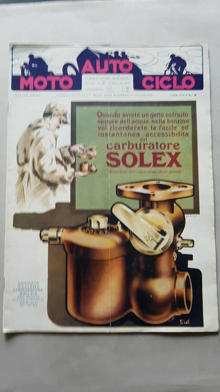 AutoMotoCiclo rivista anteguerra n.18 1922