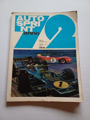Autosprint annuario gare 1972 originale
